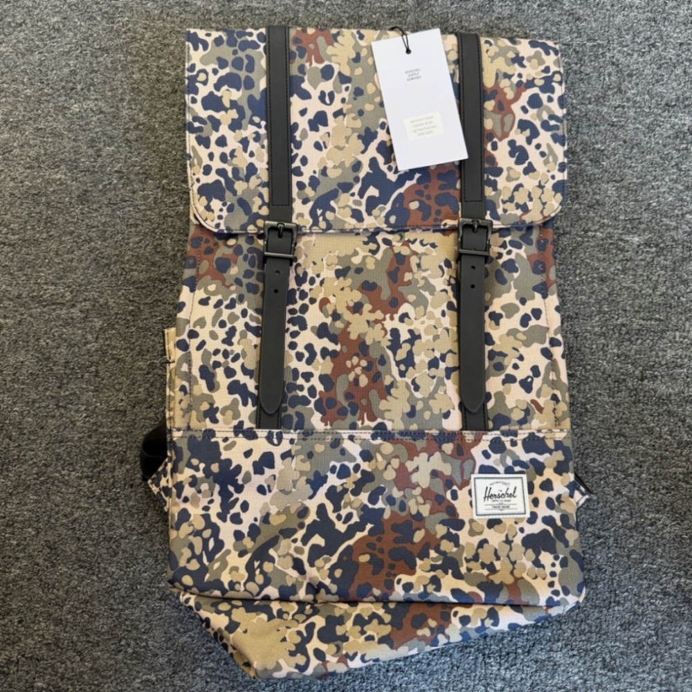 Herschel SURVEY Backpack - LIGHT TAUPE TERRAIN CAMO NEW WITH TAGS